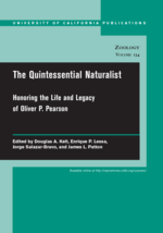 Cover page: The Quintessential Naturalist: Honoring the Life and Legacy of Oliver P. Pearson