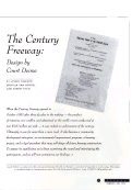 Cover page: The Century Freeway: Design by Court Decree