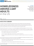 Cover page: Homelessness Among LGBT Adults in the US