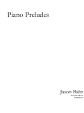 Cover page: Piano Preludes