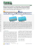 Cover page: Mineral Scale Prevention on Electrically Conducting Membrane Distillation Membranes Using Induced Electrophoretic Mixing