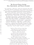 Cover page: The Forward Physics Facility: Sites, Experiments, and Physics Potential