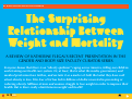 Cover page: The Surprising Relationship Between Weight and Mortality: A Review of Katherine Flegal’s Recent Presentation in the Gender and Body Size Faculty Curator Series