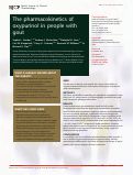 Cover page: The pharmacokinetics of oxypurinol in people with gout