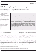 Cover page: Molecular neuropathology of brain‐invasive meningiomas