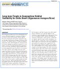 Cover page: Long-Term Trends in Summertime Habitat Suitability for Delta Smelt, <em>Hypomesus transpacificus</em>