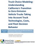 Cover page: Truck Choice Modeling: Understanding California's Transition to Zero-Emission Vehicle Trucks Taking into Account Truck Technologies, Costs, and Fleet Decision Behavior