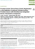 Cover page: Prostate-Centric Versus Bony-Centric Registration in the Definitive Treatment of Node-Positive Prostate Cancer with Simultaneous Integrated Boost: A Dosimetric Comparison.