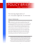 Cover page: The Evolving Organization of U.S. Innovation Agencies: An Overview