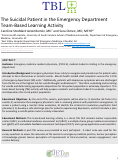 Cover page: The Suicidal Patient in the Emergency Department Team Based Learning Activity