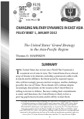 Cover page: The United States’ Grand Strategy in the Asia-Pacific Region