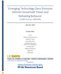 Cover page: Emerging Technology Zero Emission Vehicle Household Travel and Refueling Behavior