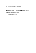 Cover page: Auto-tuning stencil computations on multicore and accelerators