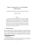 Cover page: Coups, Corporations, and Classified Information