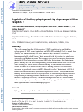 Cover page: Regulation of kindling epileptogenesis by hippocampal galanin receptors