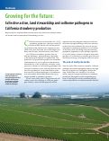 Cover page: Growing for the future: Collective action, land stewardship and soilborne pathogens in California strawberry production