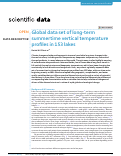 Cover page: Global data set of long-term summertime vertical temperature profiles in 153 lakes
