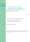 Cover page: Cooling the Planet: Opportunities for Deployment of Superefficient Room Air Conditioners