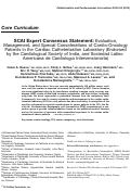 Cover page: SCAI Expert consensus statement: Evaluation, management, and special considerations of cardio-oncology patients in the cardiac catheterization laboratory (endorsed by the cardiological society of india, and sociedad Latino Americana de Cardiologıa intervencionista).