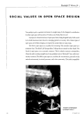 Cover page: Social Values in Open Space Design