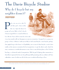 Cover page: The Davis Bicycle Studies: Why Do I Bicycle But My Neighbor Doesn't?