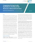 Cover page: Congestion Pricing Can Be Equitable If a Portion of the Revenue is Returned to Drivers