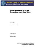 Cover page: Ties of Dependence: AIDS and Transactional Sex in Rural Malawi