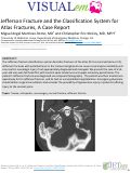 Cover page: Jefferson Fracture and the Classification System for Atlas Fractures, A Case Report