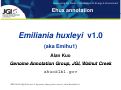 Cover page: Emiliania huxleyi v1.0