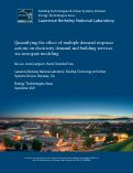 Cover page: Quantifying the effect of multiple demand response actions on electricity demand and building services via surrogate modeling