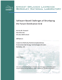 Cover page: Software-Based Challenges of Developing the Future Distribution Grid