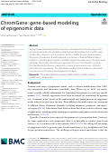 Cover page: ChromGene: gene-based modeling of epigenomic data