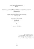 Cover page: Mathematical Limits and Philosophical Significance of Transfinite Computation