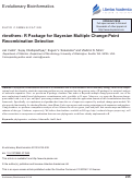 Cover page: rbrothers: R Package for Bayesian Multiple Change-Point Recombination Detection
