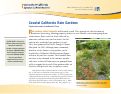 Cover page of Coastal California Rain Gardens