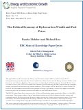 Cover page: The Political Economy of Hydrocarbon Wealth and Fuel Prices