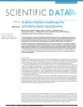 Cover page: A data citation roadmap for scholarly data repositories.