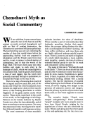 Cover page: Chemehuevi Myth as Social Commentary