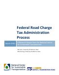 Cover page: Federal Road Charge Tax Administration Process