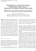 Cover page: Eribulin Regresses a Doxorubicin-resistant Dedifferentiated Liposarcoma in a Patient-derived Orthotopic Xenograft Mouse Model