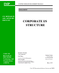 Cover page: Corporate I/S Structure