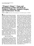 Cover page: "Women's Money": Types and Distributions of Pine Nut Beads in North California, Southern Oregon, and Northwestern Nevada