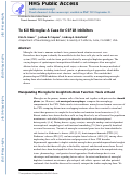Cover page: To Kill a Microglia: A Case for CSF1R Inhibitors