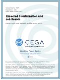 Cover page: Expected Discrimination and Job Search
