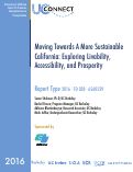 Cover page: Moving Towards A More Sustainable California: Exploring Livability, Accessibility, and Prosperity