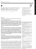 Cover page: Randomized Controlled Trial of Mobile Closed-Loop Control.