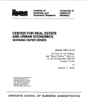Cover page: The Role of the Federal and "Quasi-Federal" Agencies in the Restructured Housing Finance System