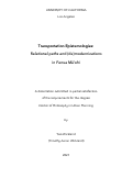 Cover page: Transportation Epistemologies: Relational paths and (de)modernizations in Fenua Mā’ohi