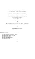 Cover page: Network coding for function computation