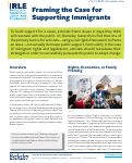 Cover page: Framing the Case for Supporting Immigrants